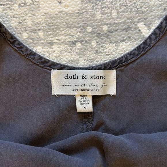 Anthropologie Cloth & Stone Tencel Midi Dress - Picture 3 of 3